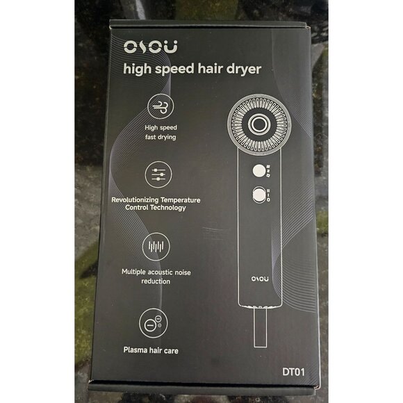 Lightweight Powerful Ionic Hair Dryer Compact Travel Intelligent Temp control - Picture 2 of 9
